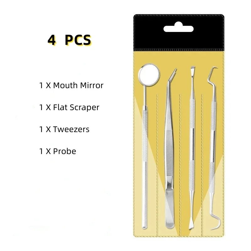 3pcs/4pcs Stainless Steel Dent - Dental Mirror Probe ulasan dan harga