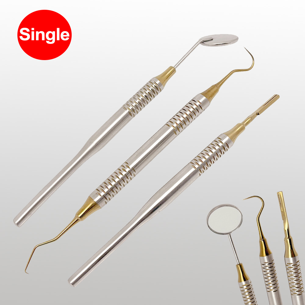 1Pcs Dentist Teeth Cleaning To - Dental Mirror Probe ulasan dan harga